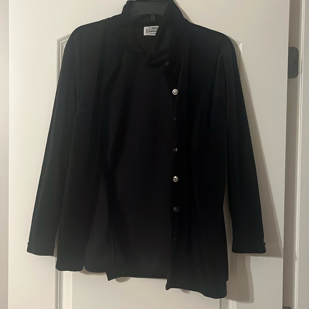 Vintage black button down fits size small